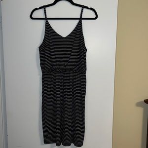Gap navy and white striped dress